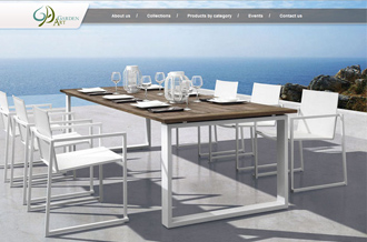 外贸餐椅家具网站建设